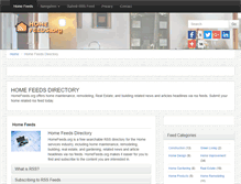 Tablet Screenshot of homefeeds.org